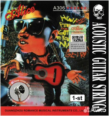 Струна первая для гитары