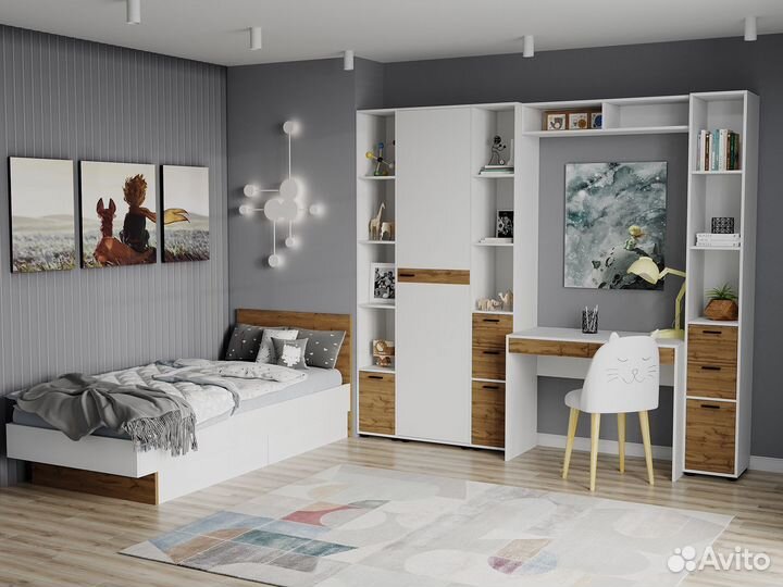 Стол письменный с ящиками новый