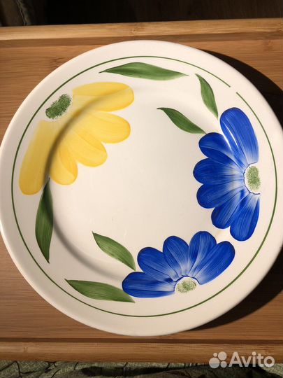 Тарелки фаянсовые живописные Зик Конаково СССР