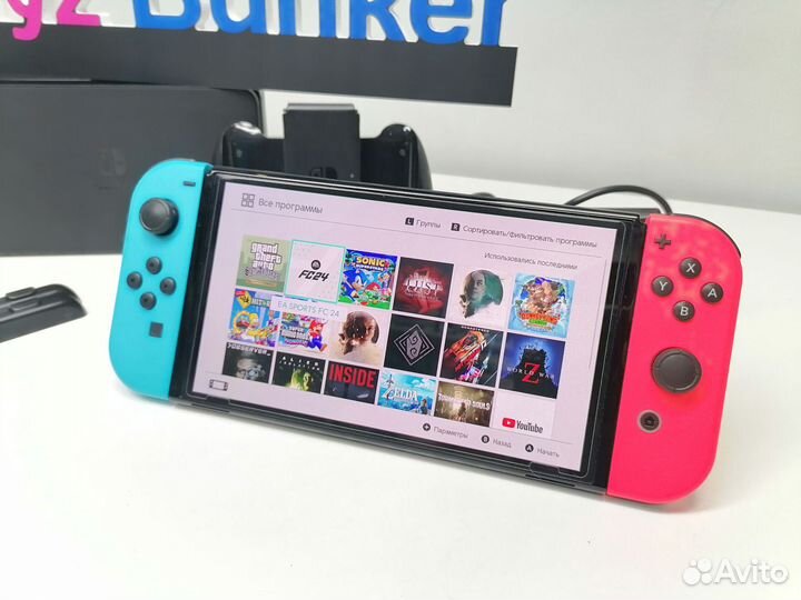 Прошита Nintendo Switch Oled 320gb+999игр