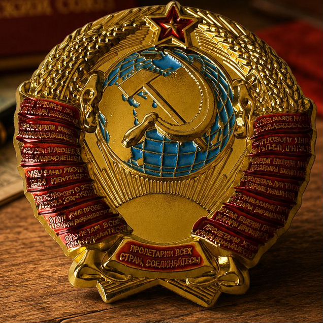 Герб СССР сувенир для коллекции и подарка