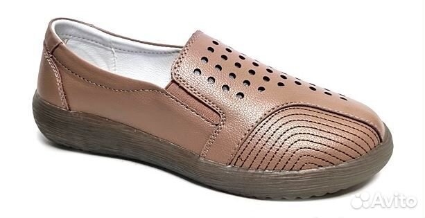 Туфли женские (E2023-1E Кофейный)