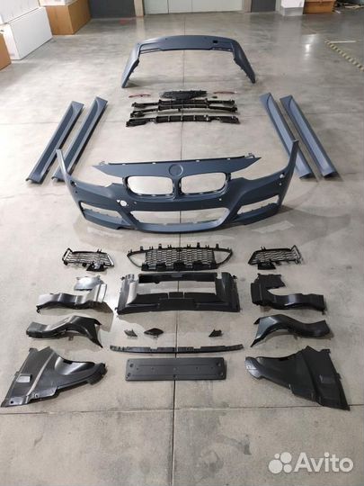 Обвес BMW F30 m tech m pack бмв Ф30 м тех м пакет