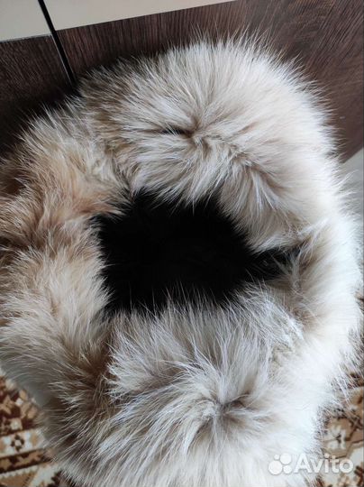 Шапка ушанка натуральный мех женская