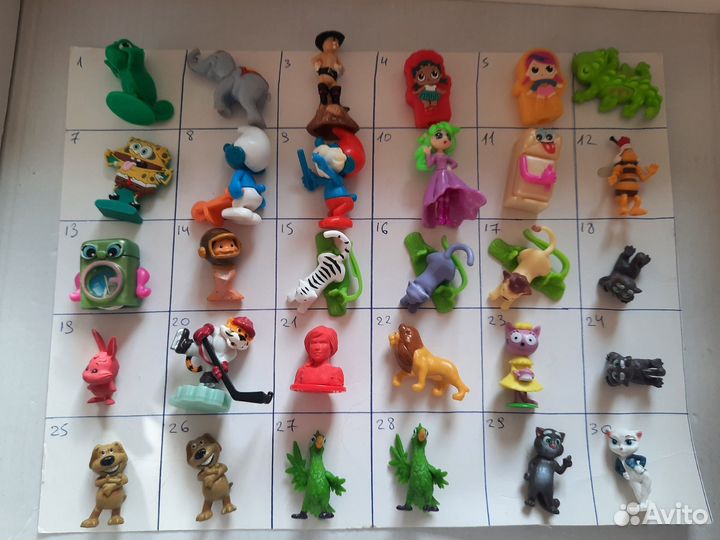 Игрушки из киндера 2