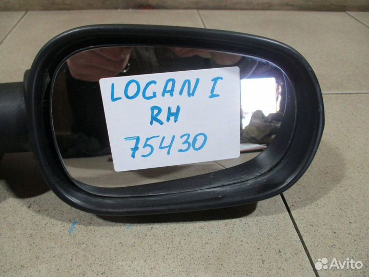 Зеркало правое механическое Renault Logan 1
