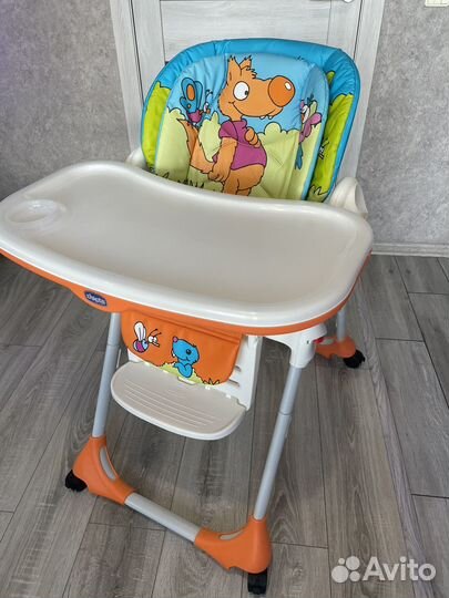 Стульчик для кормления chicco polly