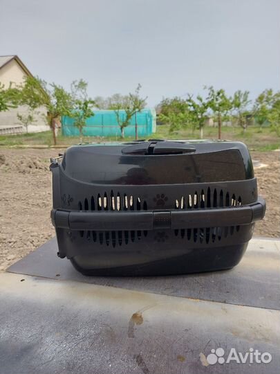 Переноска для кошек пластиковая