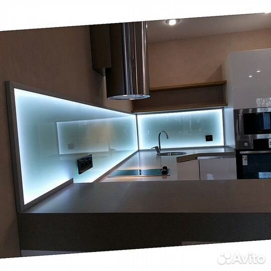 Стеклянный фартук по размерам