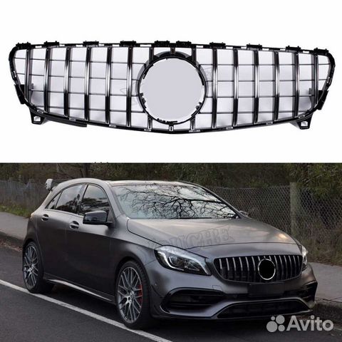 Решетка тюнинг Mercedes A W176 / A45 GT 2016