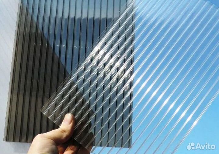 Поликарбонат сотовый, для теплиц и навесов