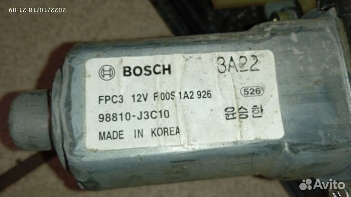 Стеклоподъемник Chevrolet Cruze