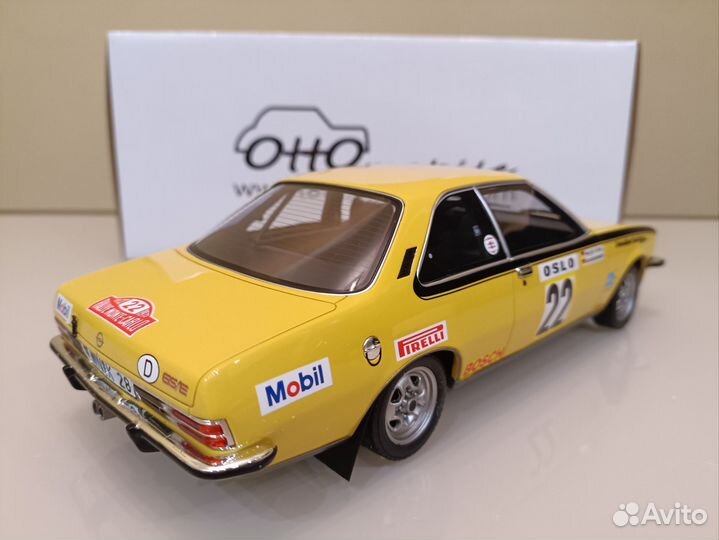 Opel Commodore GS/E Coupe 1973г Желтый 1:18