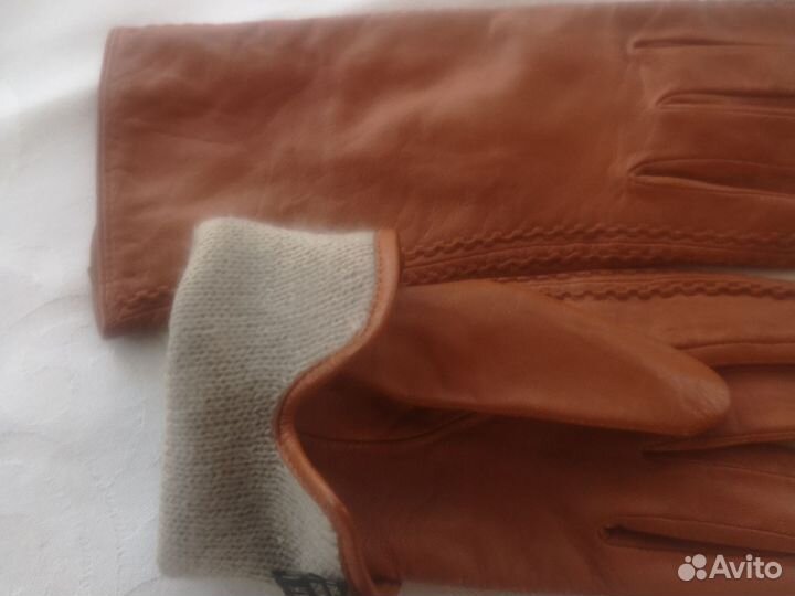 Перчатки женские кожаные 6.5