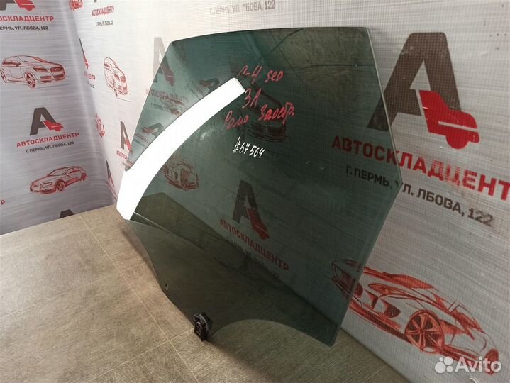 Стекло двери задней левой Citroen C4 2010-Н.в