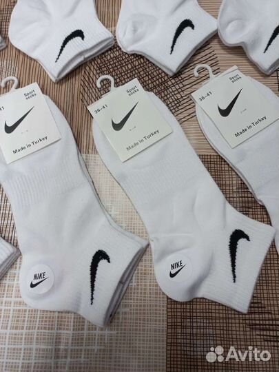 Носки женские nike короткие хлопок