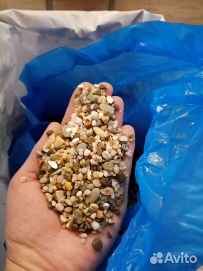 Грунт для аквариума морская галька