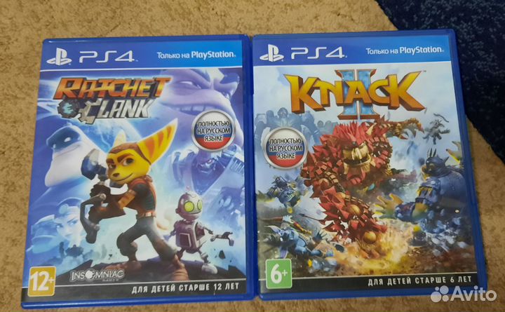 Игровые диски на Sony PlayStation 4