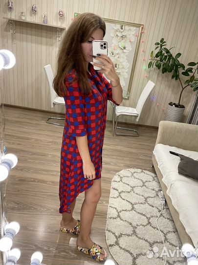 Платье рубашка 42