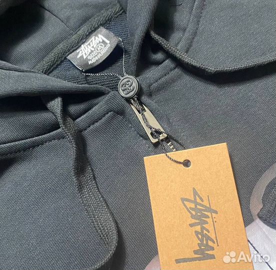 Зип худи Stussy рефлектив