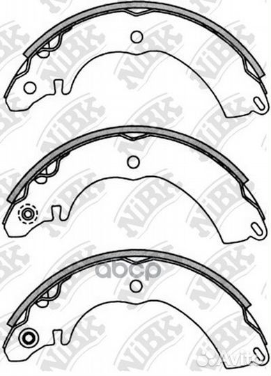 Колод. торм. бар. NiBK FN6729 FN6729 NiBK