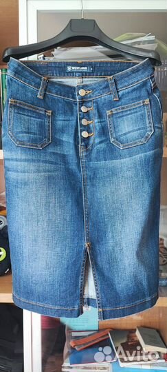 Юбка джинсовая