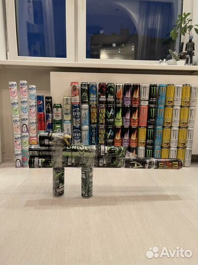 Коллекция алюминиевых банок