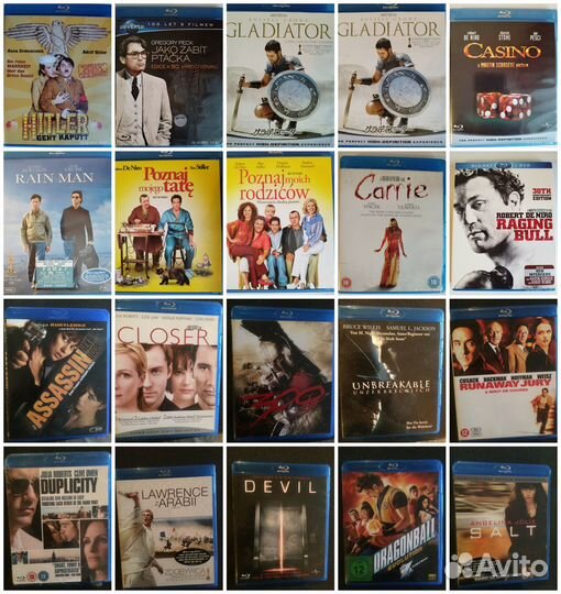 Продаю импортные Blu-ray диски с русским яз. ч.1