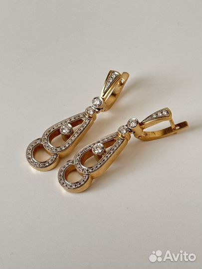 Серьги с бриллиантами