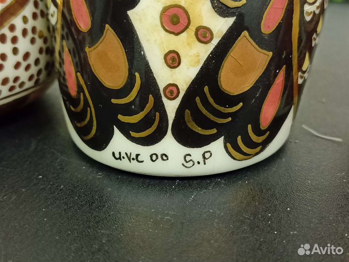 Фарфоровые Статуэтки фигурки руч. роспись золотом