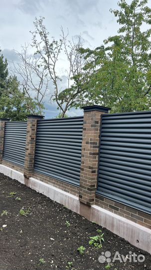 Забор жалюзи