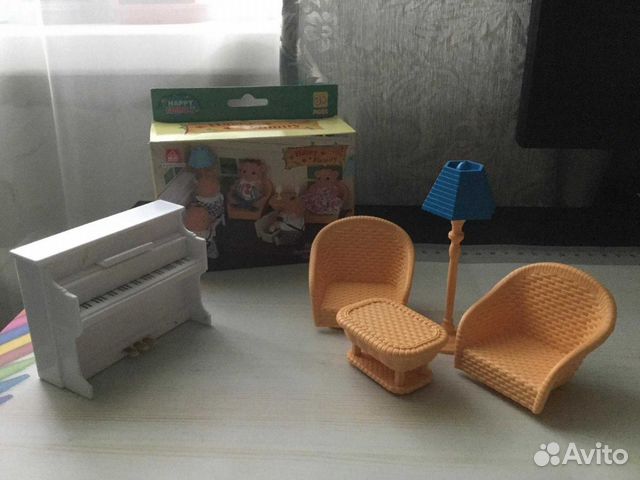 Набор игрушечной мебели для гостиной Happy family