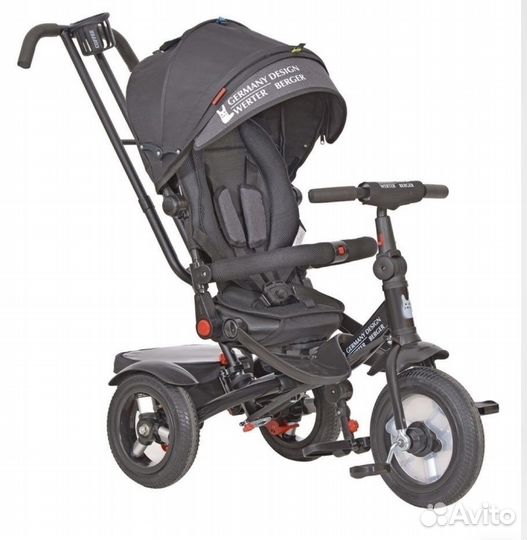 Велосипед коляска с ручкой