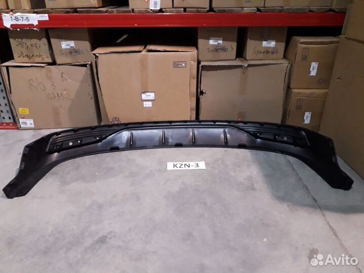 Накладка заднего бампера Hyundai Solaris 2