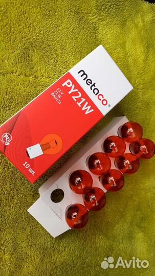 Лампа автомобильная PY21W