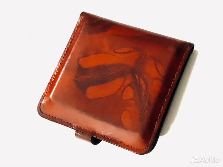 Портсигар новый винтаж 50-60х годов кожа