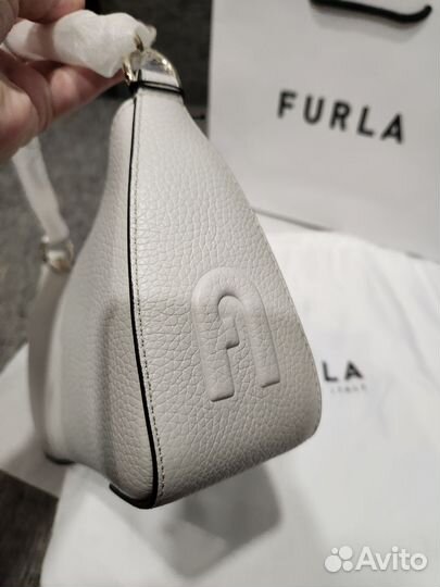 Сумка Furla Emera 22.5на12.5 бежевая, оригинал