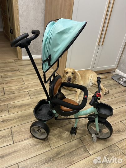 Велосипед с родительской ручкой