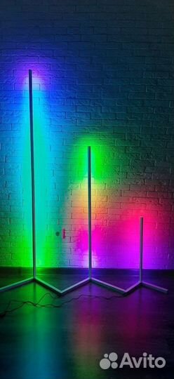 Угловой RGB светильник / торшер / тик-ток лампа