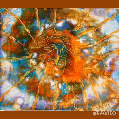 Картины флюид арт 35-40 см