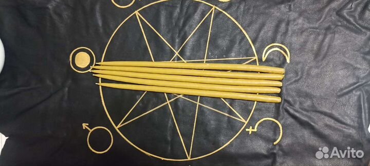 Свечи восковые ручной работы, маканки. 100 натур