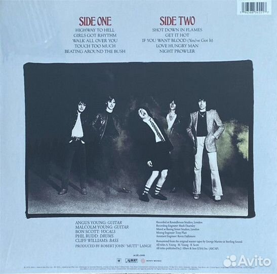 AC/DC Highway To Hell (Gold Metallic) (Винил)