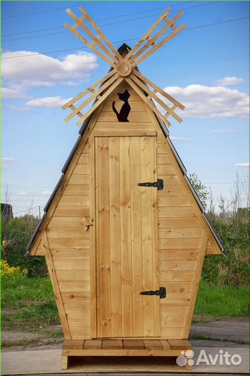 Уличный туалет с установкой
