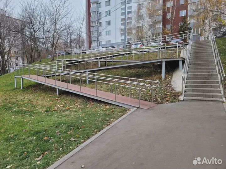 Перила в дом из нержавеющей стали