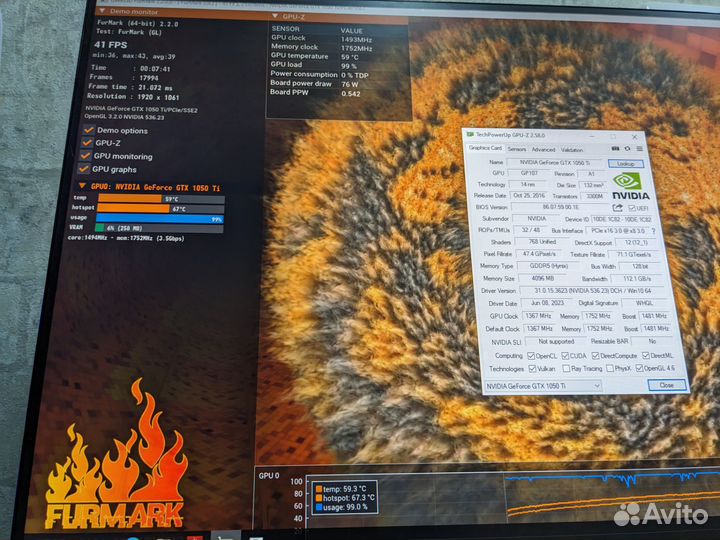 Видеокарта Gtx 1050 ti 4gb