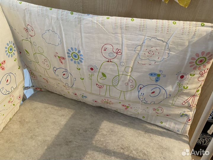 Бортики в детскую кроватку