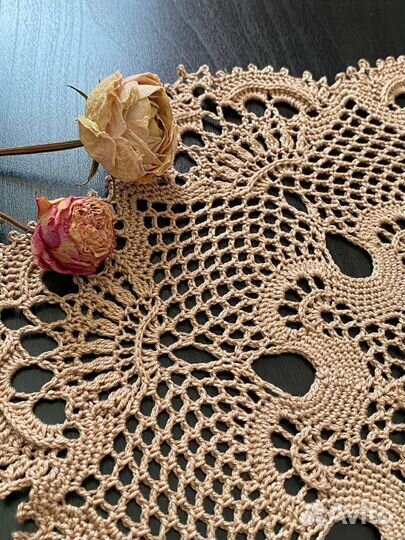 Салфетка вязаная крючком
