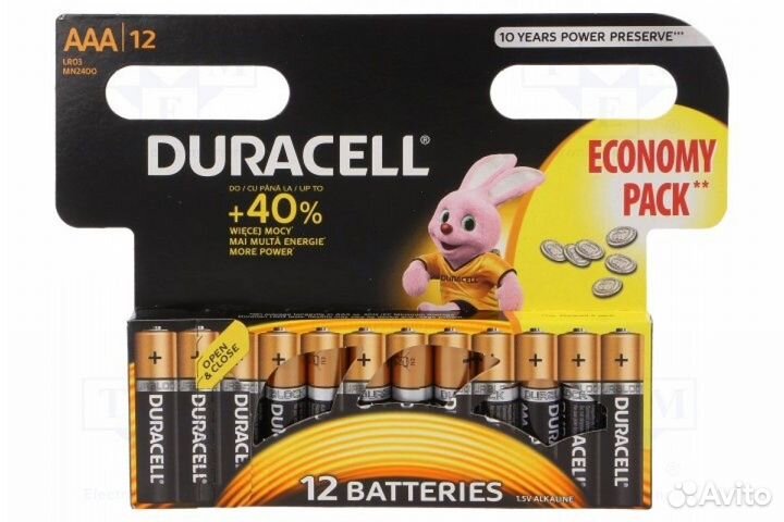 Батарейки Duracell AA/AAA