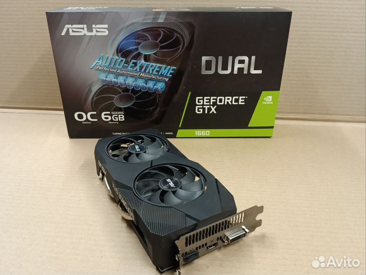 Asus GeForce Dual GTX 1660 6g EVO