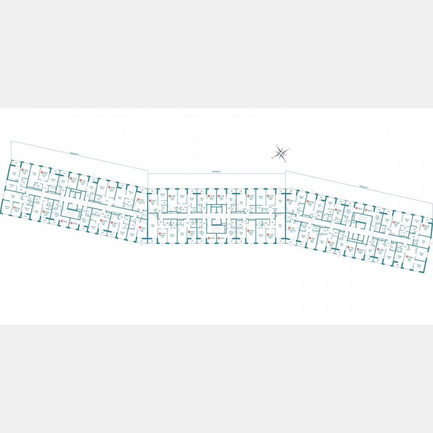 2-к. квартира, 58,3 м², 11/18 эт.